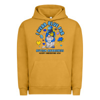 Pigment Peanut Butter i wear blue for autism awareness Urban Hoodie - JahusDesignShop