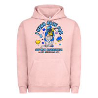 Pigment Salmon i wear blue for autism awareness Urban Hoodie - JahusDesignShop