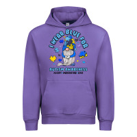 Tulip i wear blue for autism awareness Urban Hoodie - JahusDesignShop