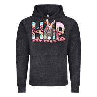 Vintage Black Easter Day Hop bunny Vintage Hoodie - OliviaCreatesArt