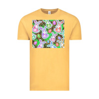 Vintage Mustard Easter bunny and egg Vintage Tee - CowGirlArtShop