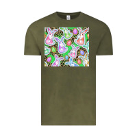 Vintage Olive Easter bunny and egg Vintage Tee - CowGirlArtShop
