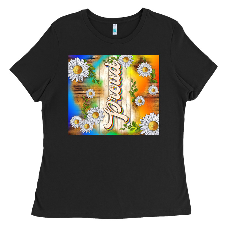 Proud With Daisies Ladies Tee by TumblerDesignByShophia | Teevron