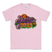 Bubblegum Pink Senior 2023 basketball Classic Tee - HowdyJamesFarm