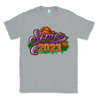 Heather Grey Senior 2023 basketball Classic Tee - HowdyJamesFarm