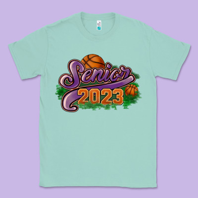 Senior 2023 Basketball Classic Tee Designed By Howdyjamesfarm