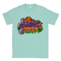 Seafoam Senior 2023 basketball Classic Tee - HowdyJamesFarm
