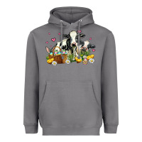 Storm easter cows with chicks Heavyweight Hoodie - AdoDesignShop
