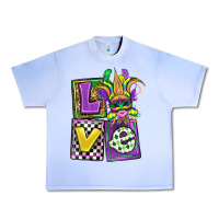 Grape Ice love mardi gras Urban Heavy Tee - OliviaCreatesArt