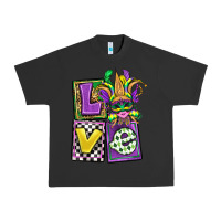 Pigment Black love mardi gras Urban Heavy Tee - OliviaCreatesArt