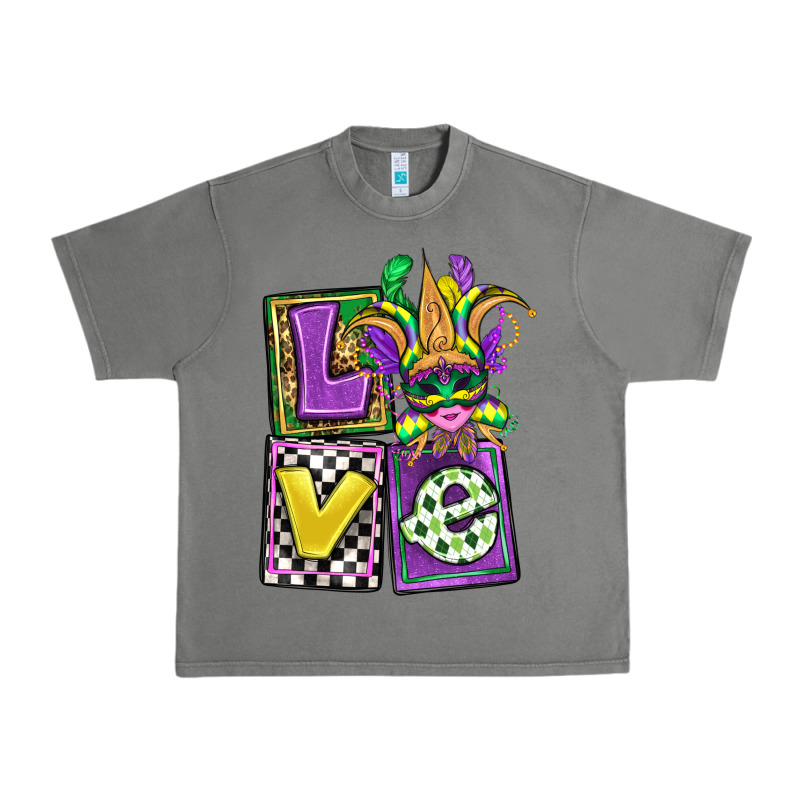 Love Mardi Gras Urban Heavy Tee by OliviaCreatesArt | Teevron