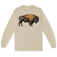 Mushroom american bison body Long Sleeve Tee - RanaPortraitStore