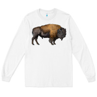 White american bison body Long Sleeve Tee - RanaPortraitStore