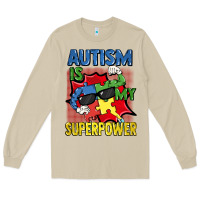 Mushroom Autism is my superpower Autism Awareness Day Long Sleeve Tee - FaDigitalArtStudio