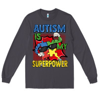 Smoke Autism is my superpower Autism Awareness Day Long Sleeve Tee - FaDigitalArtStudio