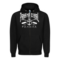 Black panama canal   central america pacific ocean traveling beach t shirt Zipper Hoodie - maiPhamDesign