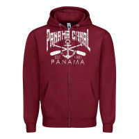 Burgundy panama canal   central america pacific ocean traveling beach t shirt Zipper Hoodie - maiPhamDesign