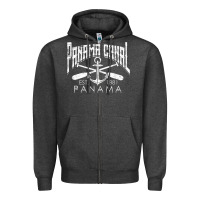 Charcoal Heather panama canal   central america pacific ocean traveling beach t shirt Zipper Hoodie - maiPhamDesign