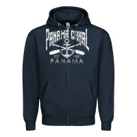 Navy panama canal   central america pacific ocean traveling beach t shirt Zipper Hoodie - maiPhamDesign