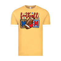 Vintage Mustard Football mom red and blue team color mother's day Vintage Tee - HowdyJamesFarm