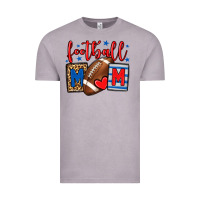 Vintage Zinc Football mom red and blue team color mother's day Vintage Tee - HowdyJamesFarm