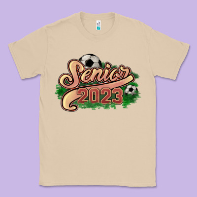 Senior 2023 Soccer Classic Tee Designed By Howdyjamesfarm