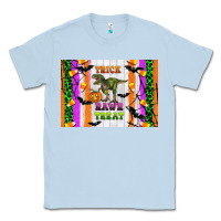 Dusty Blue Trick rawr treat kids bottle Classic Tee - Artiststas