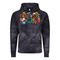 Cloud Black dialysis tech Vintage Hoodie - OliviaCreatesArt