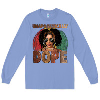 Colony Blue Unapologetically dope Long Sleeve Tee - FaDigitalArtStudio