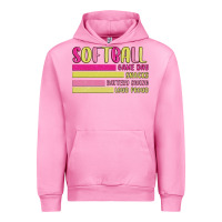 Fuchsia Pink retro softball png Urban Hoodie - JahusDesignShop