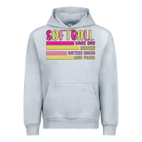 Heather Grey retro softball png Urban Hoodie - JahusDesignShop