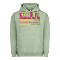 Pigment Oil Green retro softball png Urban Hoodie - JahusDesignShop