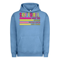 Pigment Pebble Blue retro softball png Urban Hoodie - JahusDesignShop