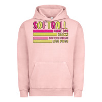 Pigment Salmon retro softball png Urban Hoodie - JahusDesignShop