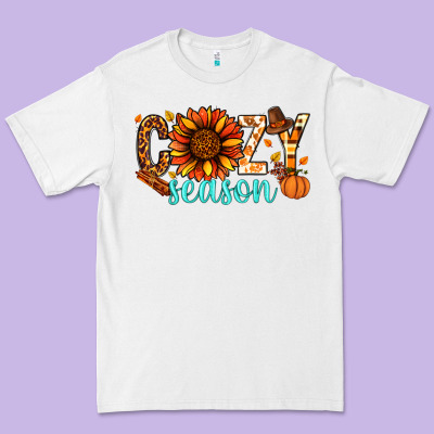 Cozy Season Thanksgiving Premium Tee Designed By Nancycooperartshop