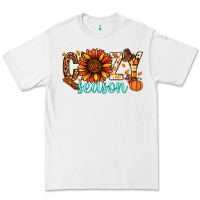 White Cozy season Thanksgiving Premium Tee - NancyCooperArtShop