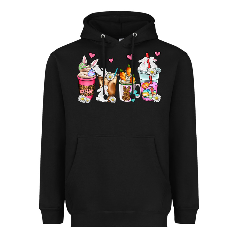 Easter Coffee Cups Heavyweight Hoodie by AdoDesignShop | Teevron