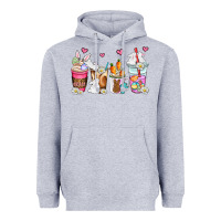 Heather Grey easter coffee cups Heavyweight Hoodie - AdoDesignShop