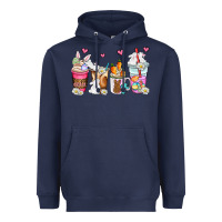 Navy easter coffee cups Heavyweight Hoodie - AdoDesignShop