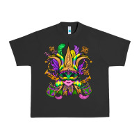 Pigment Black mardi gras mask Urban Heavy Tee - OliviaCreatesArt
