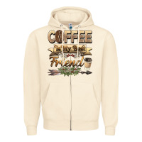 Sandshell coffee is my best friend Zipper Hoodie - BarkalooDesign