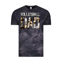 Cloud Black no background volleyball dad Vintage Tee - Jasminsmagicworld