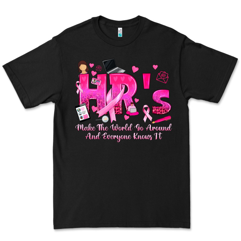 Breast Cancer Hr Human Resources Premium Tee by texasbilliewilder | Teevron
