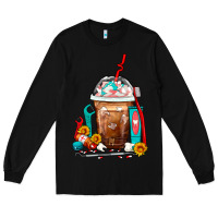 Black Dentist Frappe Coffee Long Sleeve Tee - FaDigitalArtStudio