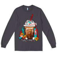 Smoke Dentist Frappe Coffee Long Sleeve Tee - FaDigitalArtStudio