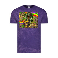 Cloud Purple St. Pat Rex Day Vintage Tee - CowGirlArtShop