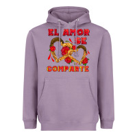 Lavender el amor se comparte with churros Heavyweight Hoodie - AdoDesignShop
