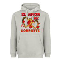 Moon Dust el amor se comparte with churros Heavyweight Hoodie - AdoDesignShop