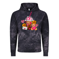 Cloud Black Valentines Day Frappe Coffee Vintage Hoodie - FaDigitalArtStudio