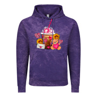 Cloud Purple Valentines Day Frappe Coffee Vintage Hoodie - FaDigitalArtStudio